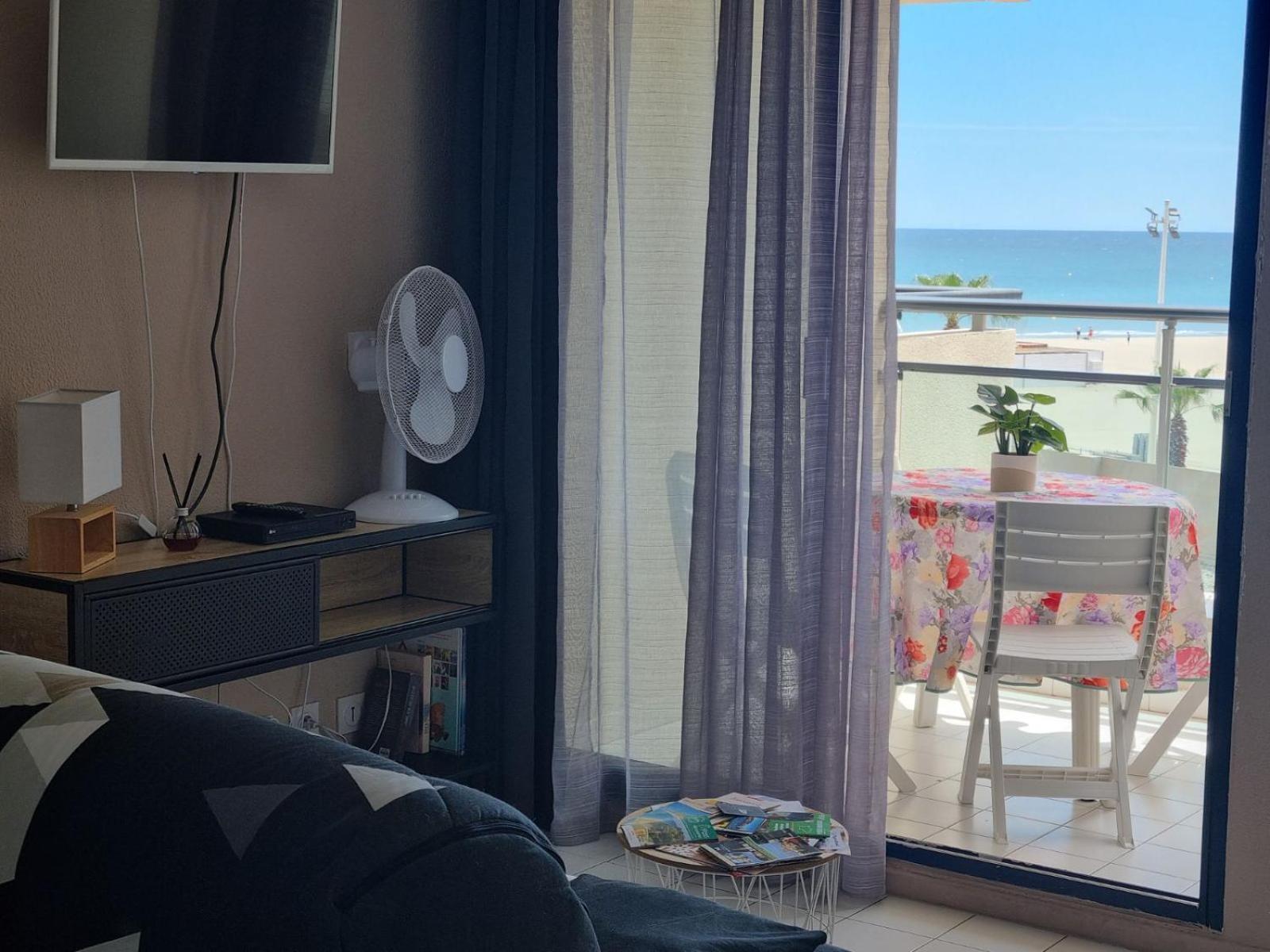 Studio Cosy Climatise Vue Mer Canet Plage 3Etoiles Exterior photo
